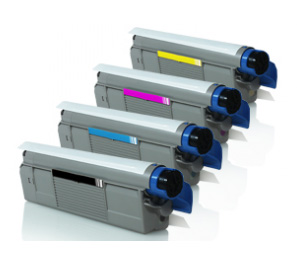 Okidata C610 High Yield Color Toner Cartridges